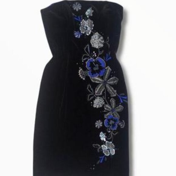 velvet dress - Picture 1 of 4